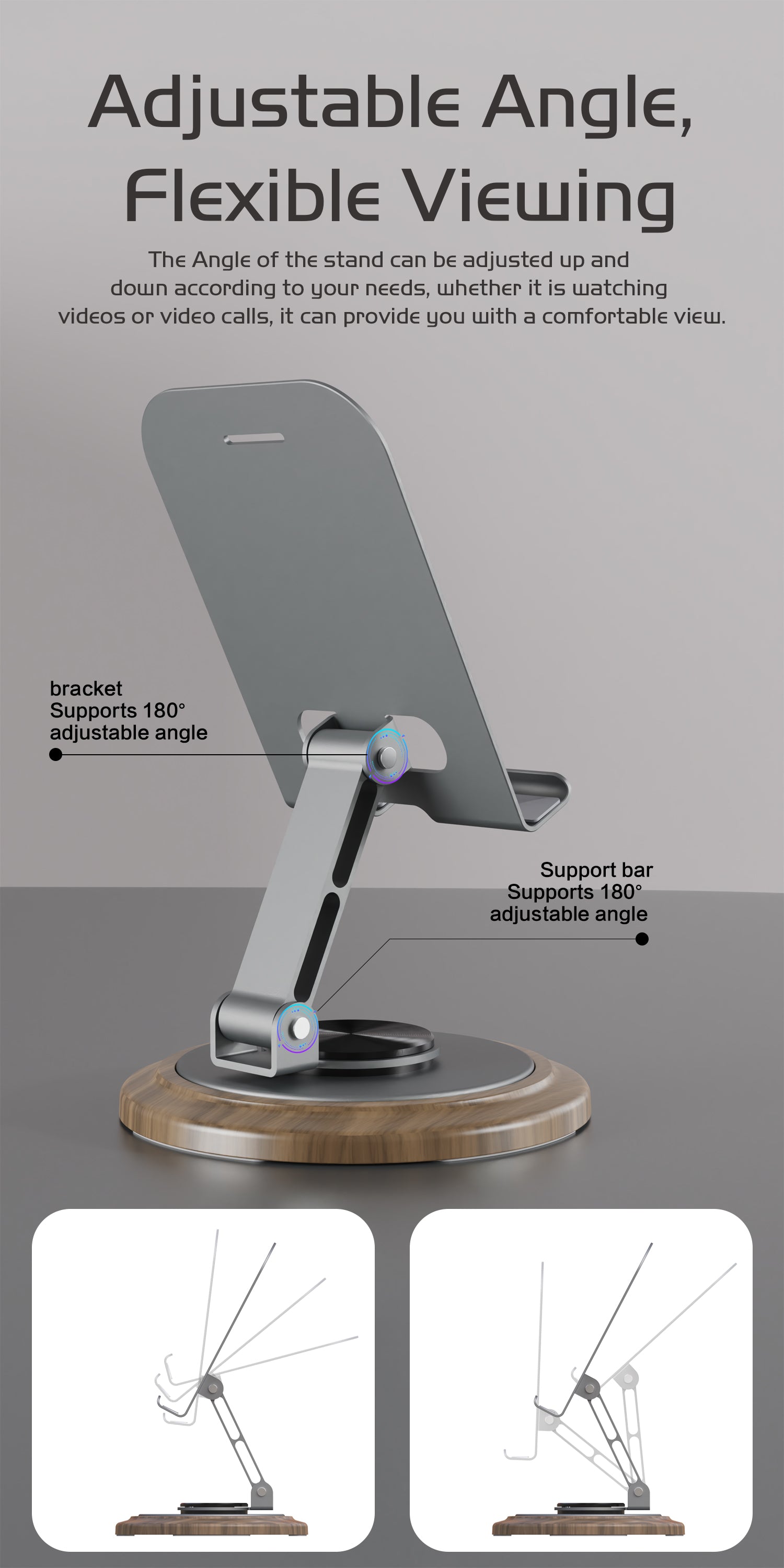 F17M  wooden phone holder