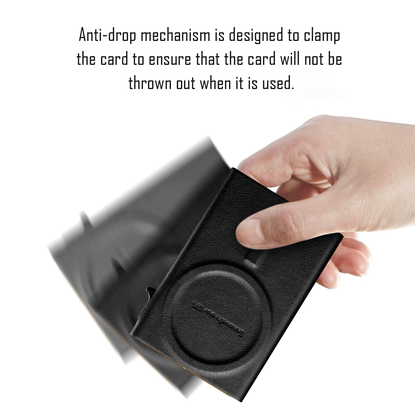 NOVARO RFID Magsafe Leather Card Wallet with Stand